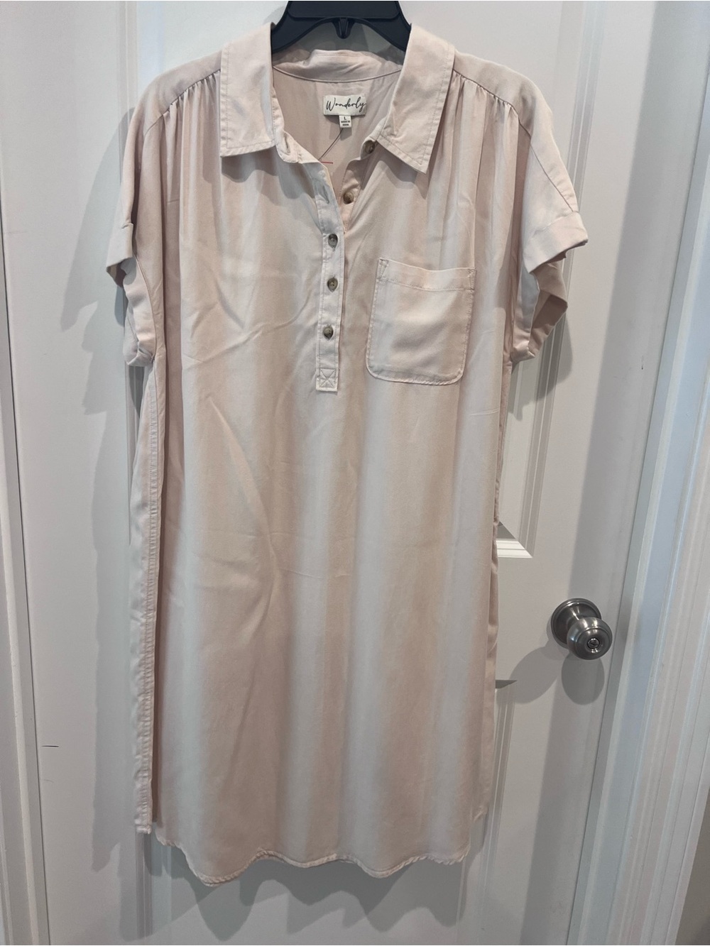 NWT Wonderly Shirt Dress Size Large